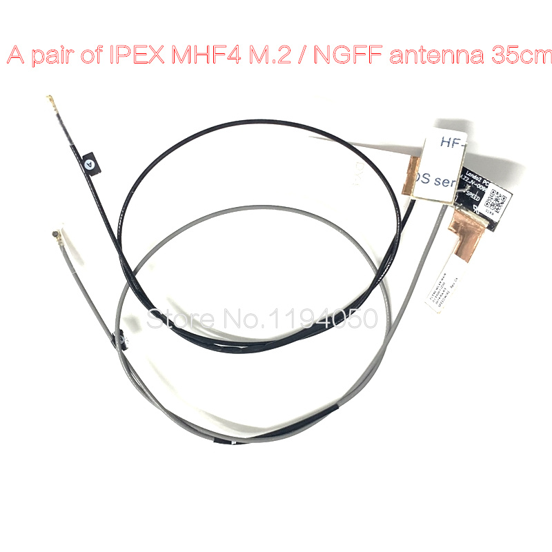 Een Paar Ipex MHF4 M.2/Ngff Antenne 35 Cmwifi 9560 AX200 BCM94360CS2 BCM94360HMB Ngff M.2 Antenne 35 Cm