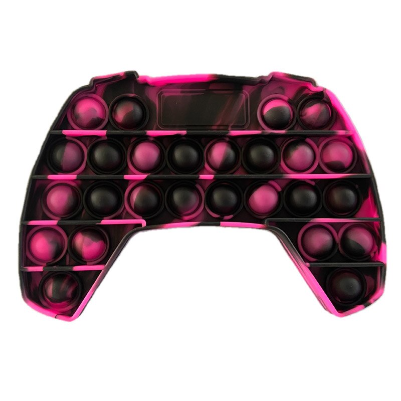 Push Up Bubble Kids Simple Dimple Fidget Toy Adult Antistress Hand Gamepad Push Pop Bubbles Sensory Toys Children Autism: 4blackPink