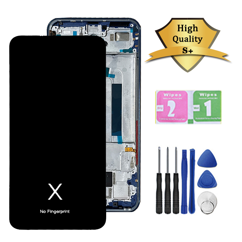 6.57" Screen For Xiaomi Mi 10 Lite 5G LCD Display Touch Screen Digitizer Assembly For Mi10Lite LCD M2002J9G M2002J9S XIG01: Blue Lotus