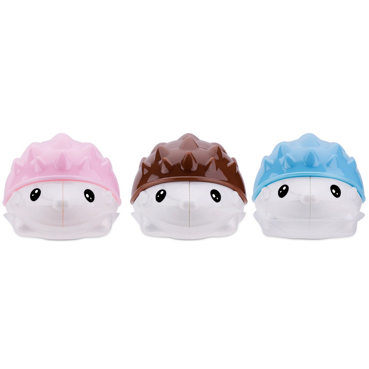 Cute mini hedgehog boy pencil sharpener 0564 student cartoon double hole pencil charpener cute stationery items