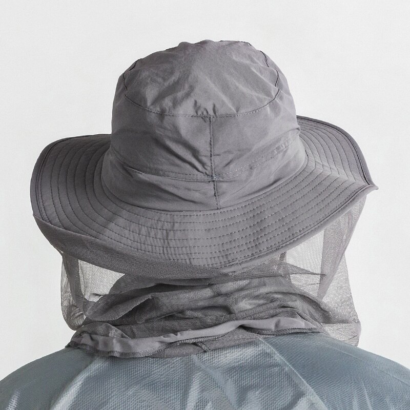 Gorro antimosquitos para exteriores, Protector facial de malla para viajes, Camping, cuidado de la salud