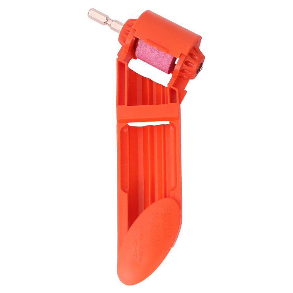 1 Uds portátil afilador de brocas para taladro de corindón de rueda afilador pulidor auxiliar para perforación pulido amoladora herramienta: orange
