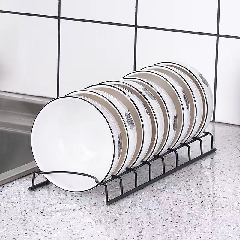Diskställ i rostfritt stål, köksredskap, lock, tallrikar, förvaringsställ, multifunktionell hylla, skålhållare, köksorganisatör
