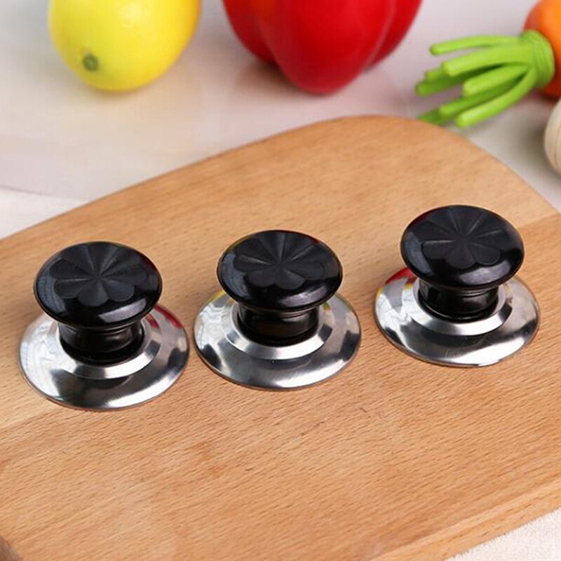 1Pcs Cookware Pot Pan Deksel Vervanging Hand Grip Cover Knop Handvat Voor Keuken Circulaire Holding Knop Schroef Handvat