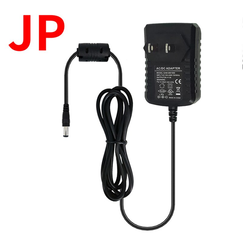 Guitar Effect Pedal Power Supply Adapter 9V DC 1A 5 Way Cables Daisy Chain: JP9V1A no cable