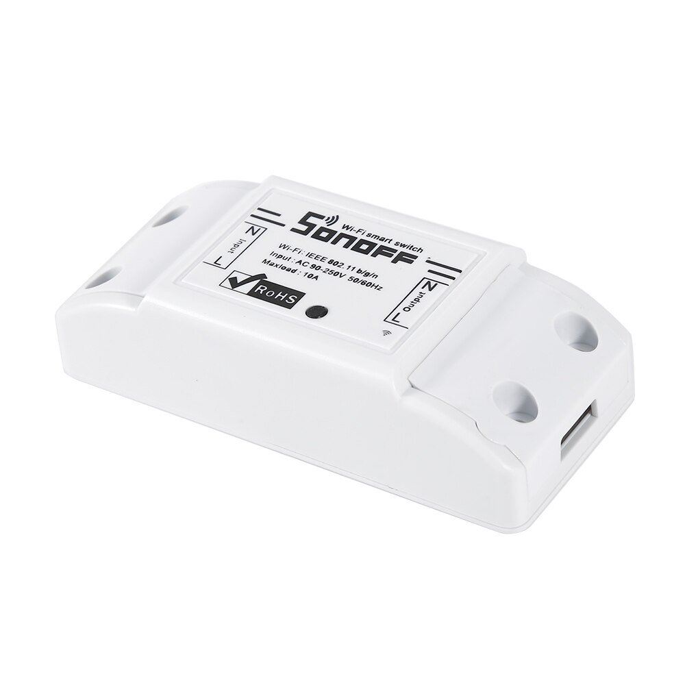 Sonoff Basic Wifi Switch DIY Wireless Remote Domotica Light Smart Home Automation Relay Module Controller Work with Alexa Google: 1PCS
