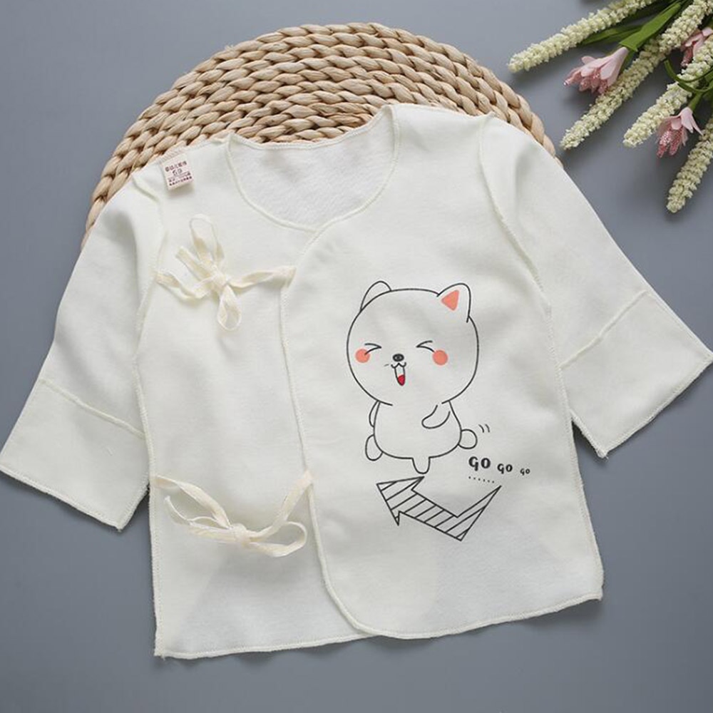 AmyaBaby Cotton Newborn Baby Girl Boy Tops Long Sleeve Cartoon Cute Baby Clothes Born Tshirts