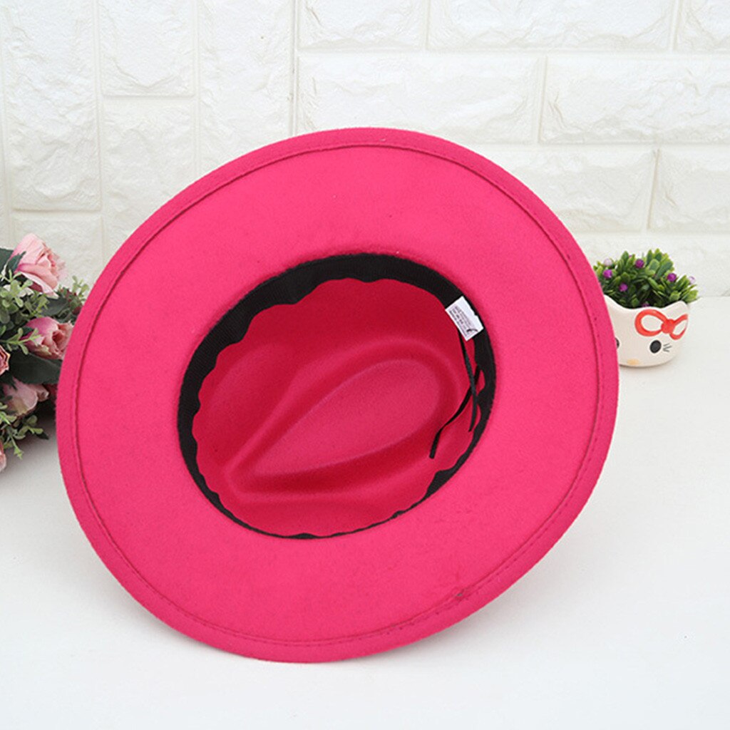 Special Felt Hat Women's Crushable Wool Felt Outback Hat Panama Hat Wide Brim with Belt Hat Chapeau Femme feutre