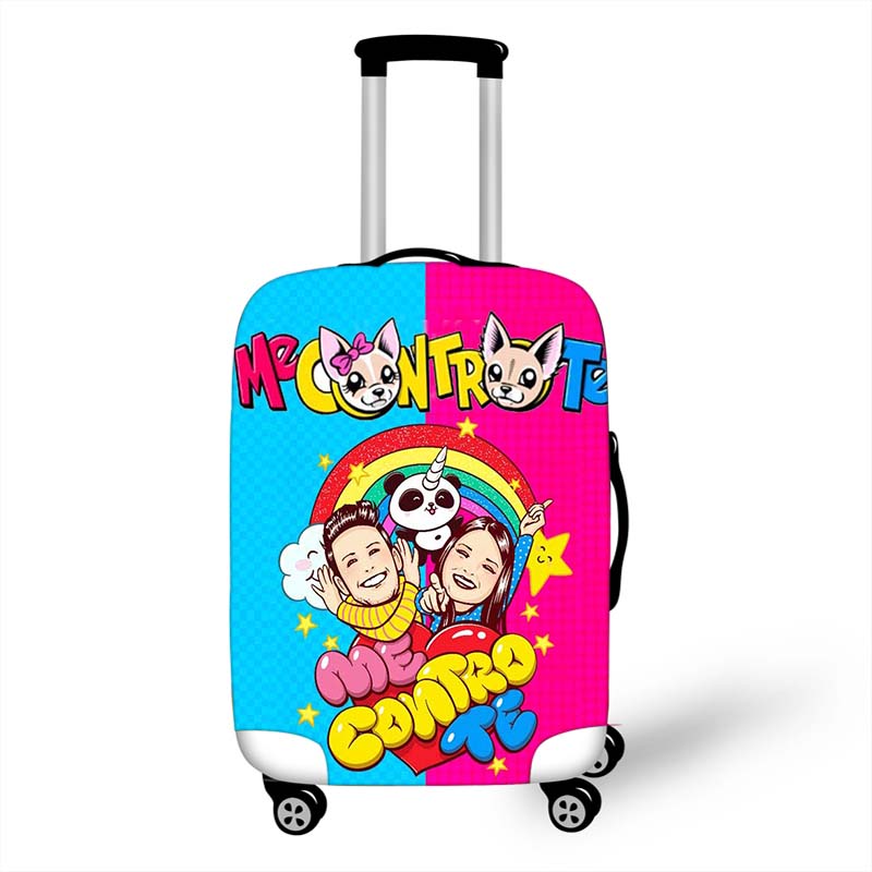 Me contro Te Travel Luggage Suitcase Cover Trolley Bag Protective Cover Men's Women's Elastic Suitcase Cover: XL / Blue