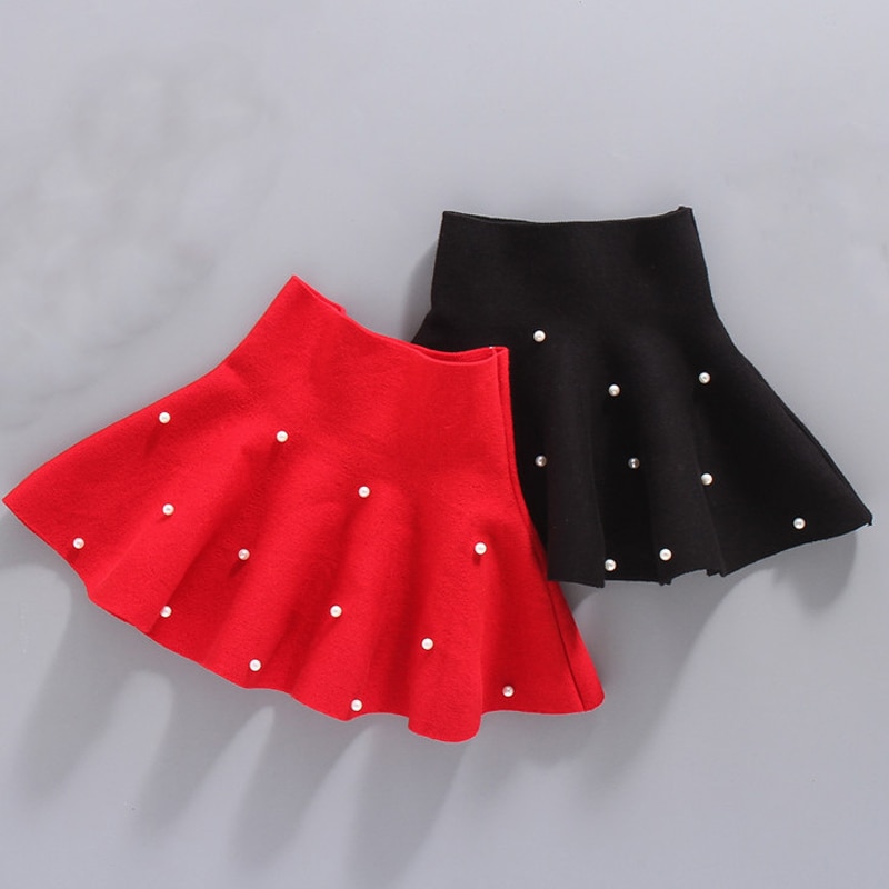 Humor Bear Fall Winter Pleat Skirt Preppy Style Bead Plaid Skirts Mini Cute School Uniforms Ladies Girls Skirt