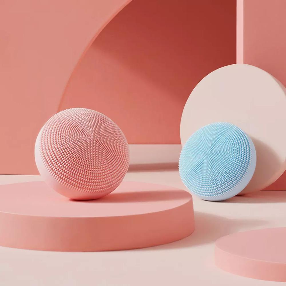 En Stock, Xiaomi sónico limpiador Facial, masaje eléctrico, impermeable, silicona, limpieza profunda de cara, herramientas de cuidado de la piel