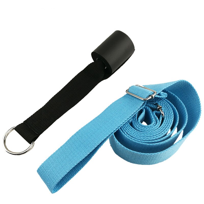 Stretcher-Strap door Flexibility Stretching Legs Stretcher Strap for Ballet Cheer Dance Gymnastics Trainer Yoga Flexibility Legs: sky blue