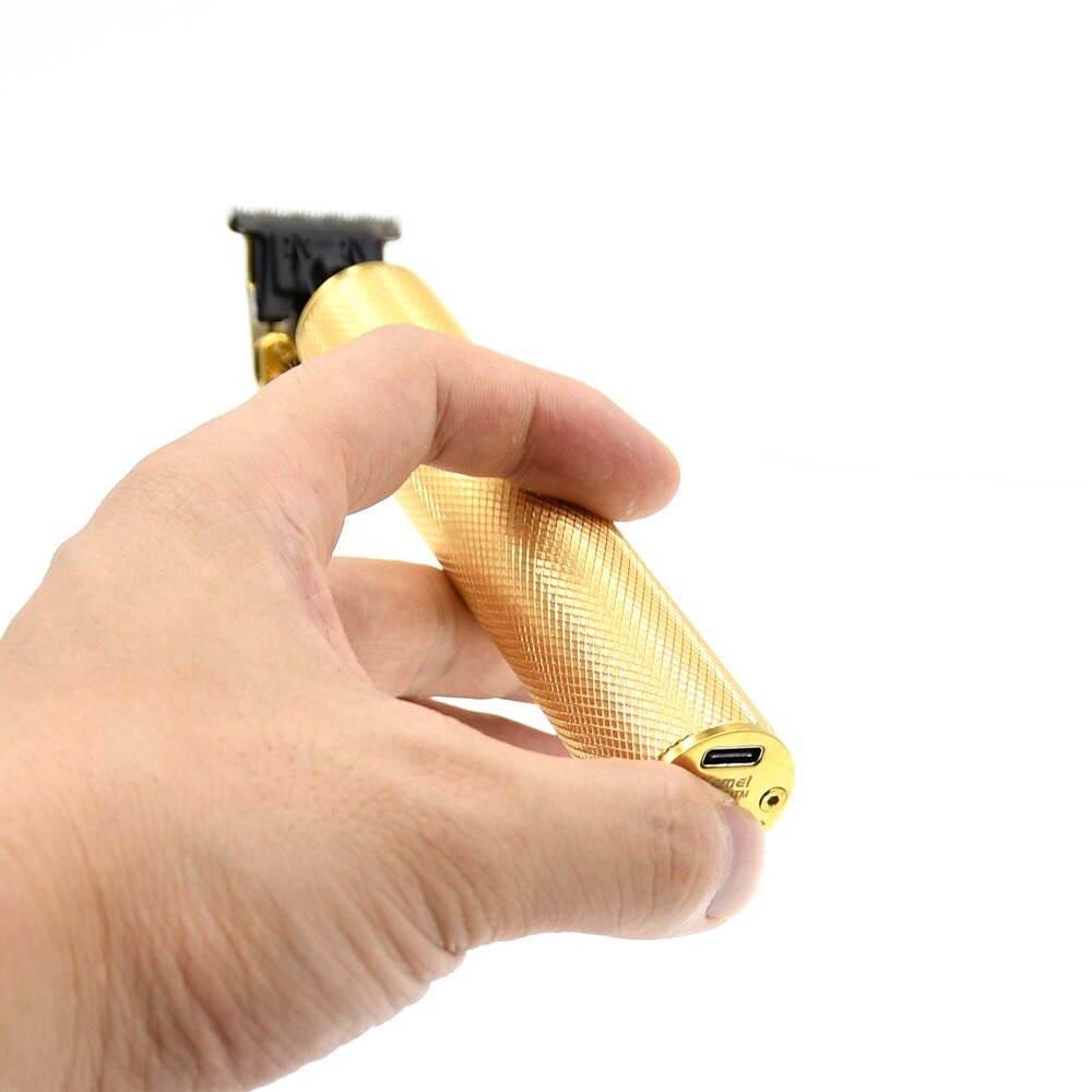 Kemei 1971 – tondeuse à cheveux sans fil tondeuse à barbe Pro li-outliner pour hommes, rasage à 0mm, finition USB, Machine de coupe de cheveux