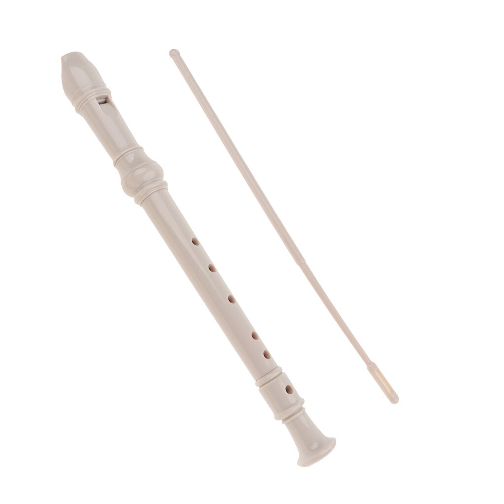 ABS High-pitched Soprano Recorder with Cleaning Rod for Beginner Student