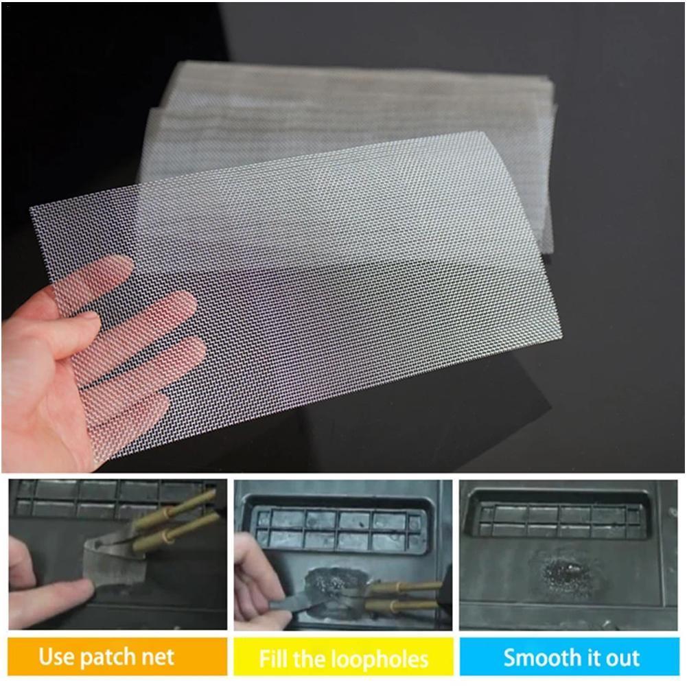 Plastic Repair Mesh Patch Car Bumper Steel Net For Plastic Hole Repair Stapler Machine