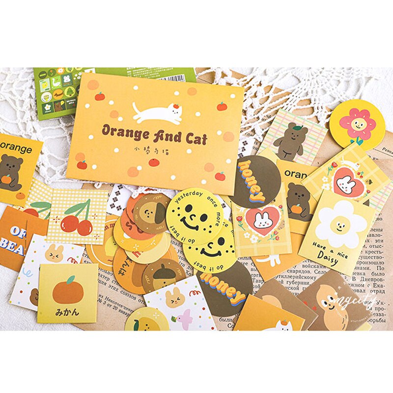 40Pcs Decoratieve Envelop Stickers Set Scrapbooking Stok Label Dagboek Briefpapier