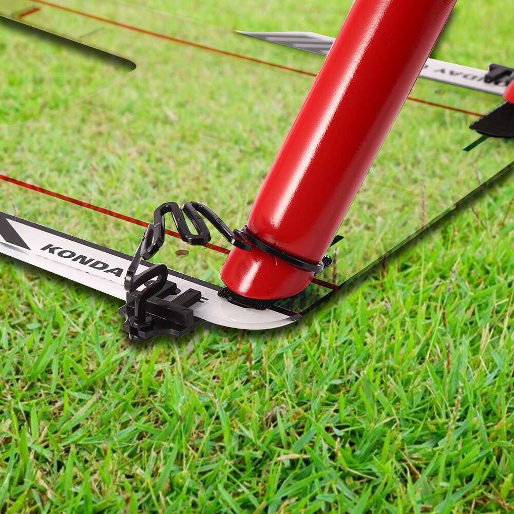 Golf Swing Training Aid Acryl Base 4 Path Staven Met Tethers Voor Beginner Aids Juiste Praktische Beoefenen Gids