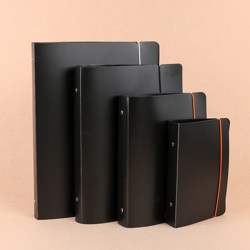 A4 Solid Color Waterproof File Folder 5 Grid Multi-Layer Layers Information Booklet Paper Clip A4 Office Stationery