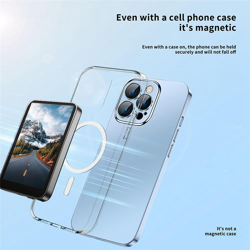 Monitor sem fio magnético 3CGRO para câmera traseira de telefone Selfie Vlog Monitor ao vivo para telefones Iphone Android