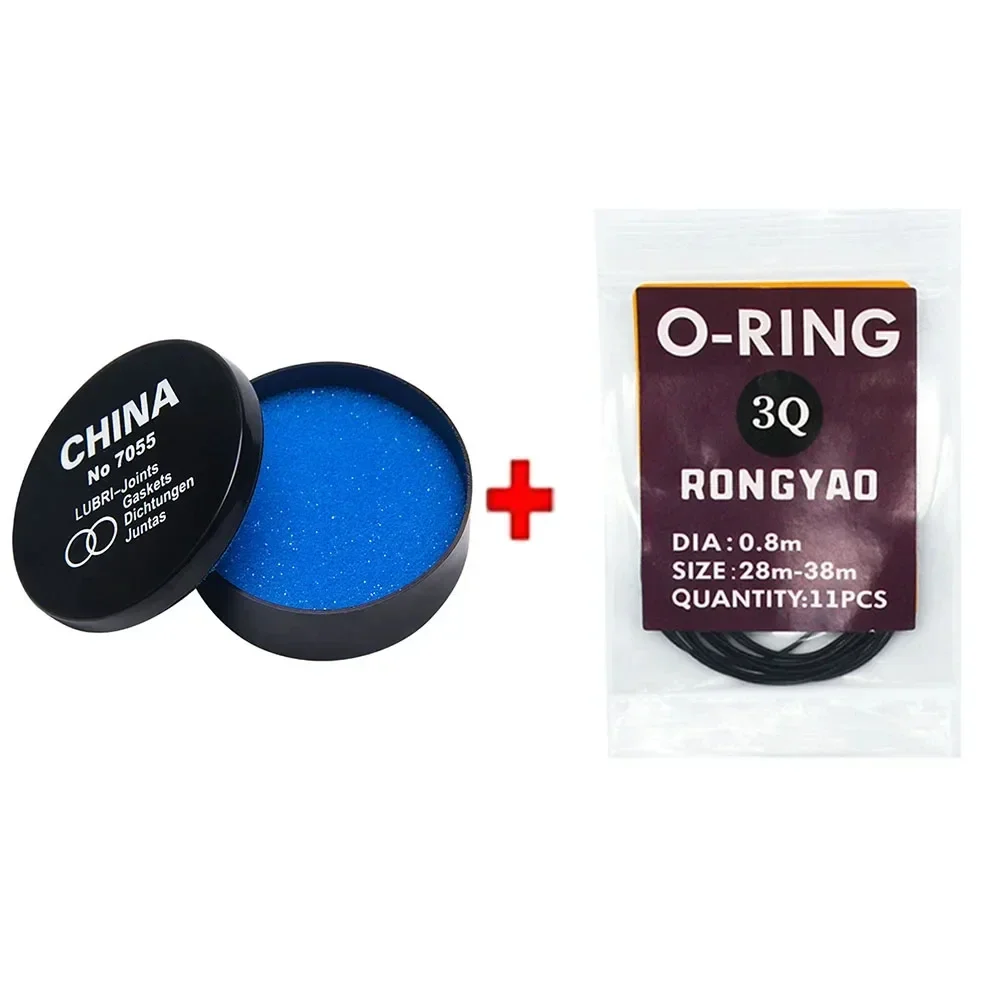 Watch Repair Tools 1box Watch Case Rubber Waterproof O-Ring Oil-resistant Watch Bottom Cover Gasket 0.5/0.6mm O-Ring Seal Gasket: WHITE