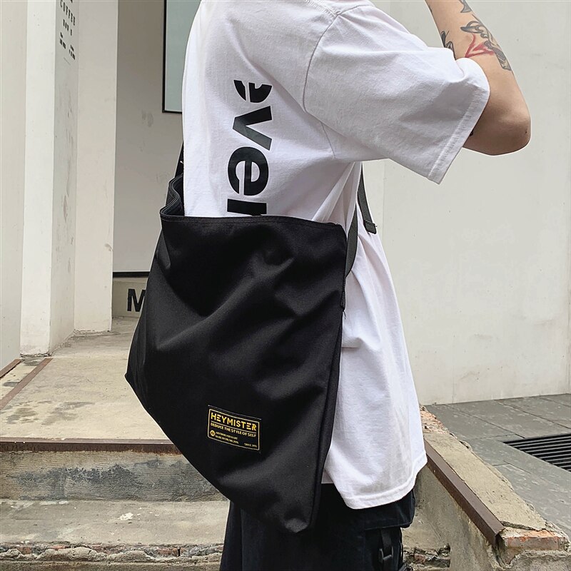 Original Aizatly Messenger bag couple Japanese casual large-capacity shoulder bag ins hip-hop simple satchel