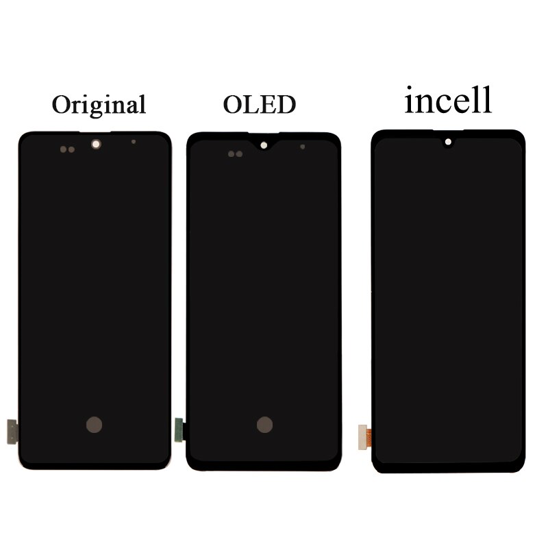 Super Amoled Voor Samsung Galaxy A51 A515 Sm A515F Dsn Ds Dst Dsm N A515U Lcd-scherm Met Touch screen Digitizer Vergadering