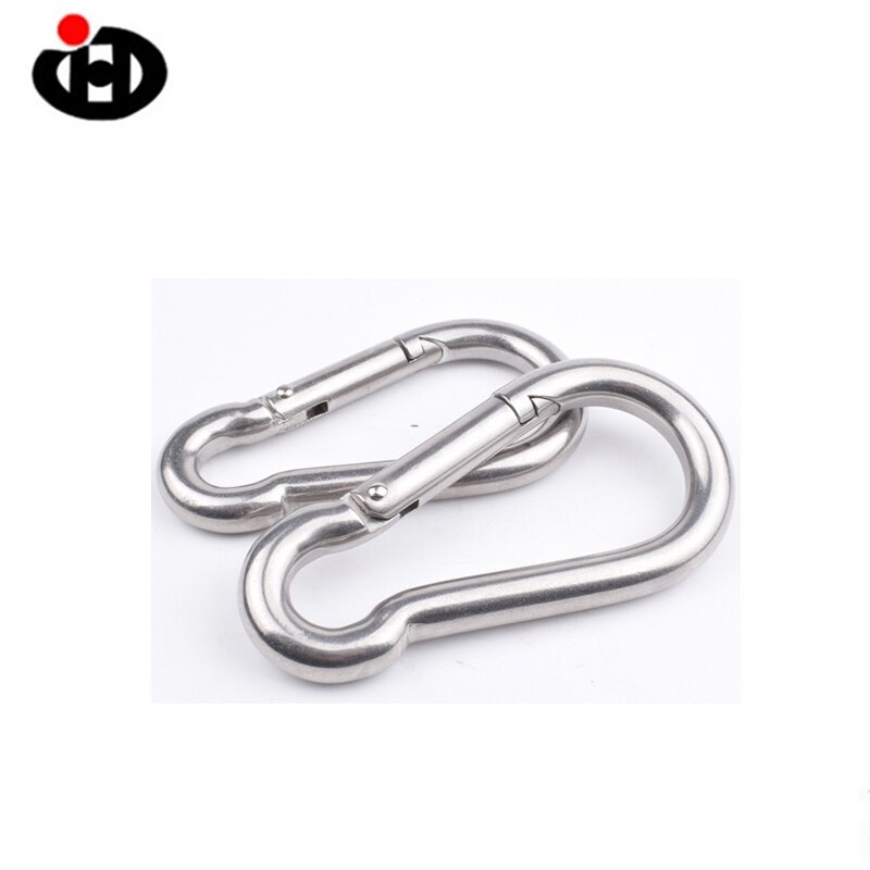 25pcs 10pcs 5pcs Stainless Steel Carabiner Clip Spring Snap Hook Heavy Duty Carabiner Clips for Keys Swing Set Camping Fishing