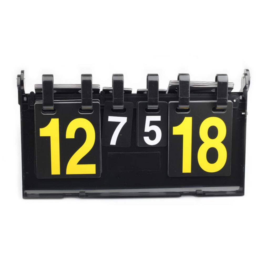 Basketball Scoreboard Four - Digit High - End Multi - Function Table Tennis Scorer Flip Badminton Table Tennis 4 Digits Scoring: Default Title