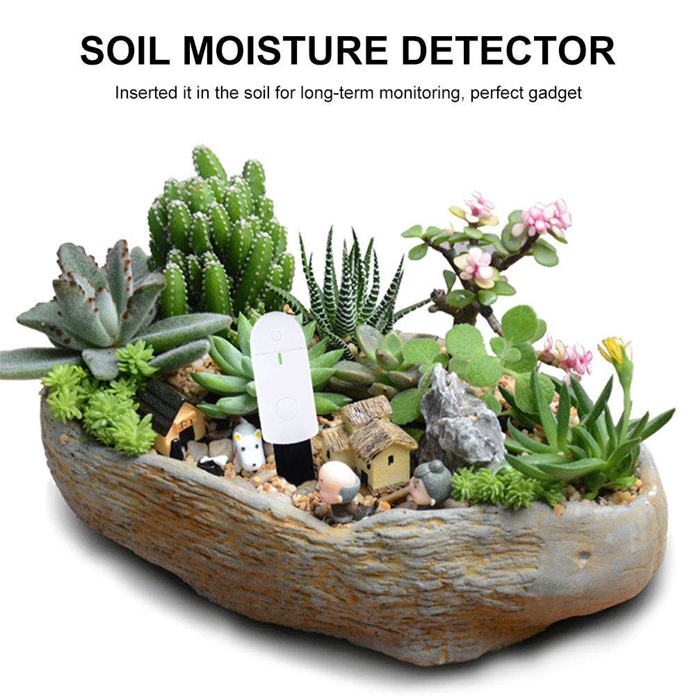 Plant Monitor Soil Moisture Tester With Light Indicator Detect Moisture Sensor Detector For Flower Plant Care