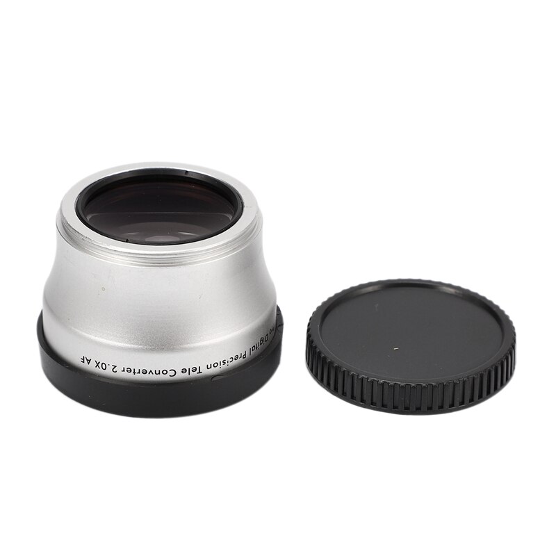 NEWYI 40.5Mm 2.0X TELE Telephoto LENS for Camcorder 40.5 Mm 2X Silver