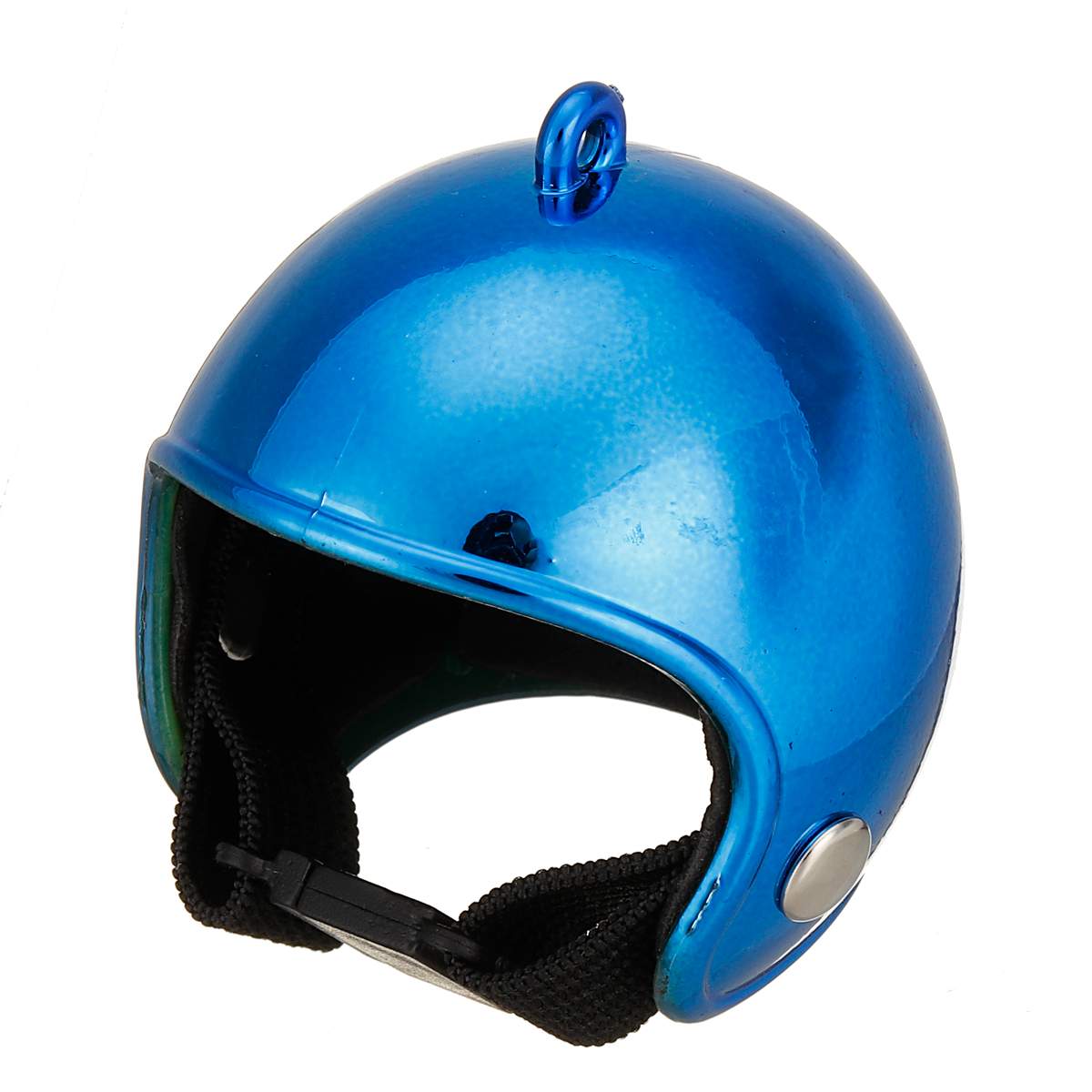 1PC Chicken Helmet Small Pet Hard Hat Bird Duck Quail Hat Headgear Chicken Helmet Bird Head Helmet Pet Supplies Outdoor Decor: Electroplating blue