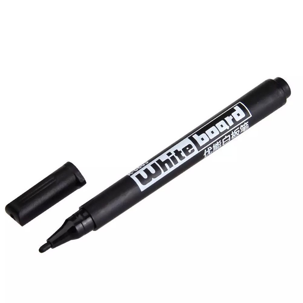 20Pcs Whiteboard Marker Black Pen Dry Wipe Erase Erasable Office Meeting Teach Stationery JR Deals