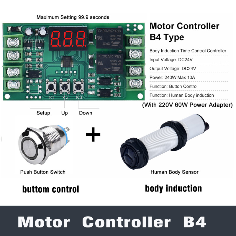 DC24V Motor- Regler Elektrische linear Antrieb Hebe Spalte Regler AC 110V 220V 60W 120W Fernbedienung