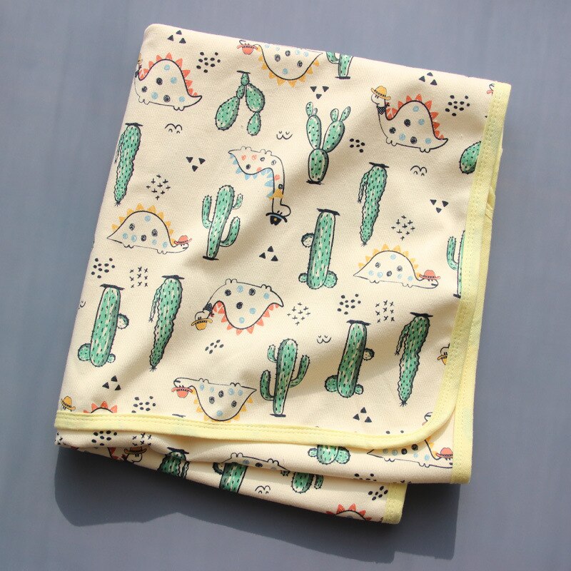 Waterdichte Baby Sheet Urine Mat Katoen Bamboe Baby Wieg Beddengoed Cover Wasbare Luier Nappy Changging Pad Liner 80X100cm: 12