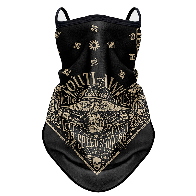 Máscara de protección solar Retro para Moto, pañuelo para la cabeza para motocicleta, Anti-UV para verano, cubierta para la cabeza y el cuello al aire libre, protector facial para montar, diadema deportiva