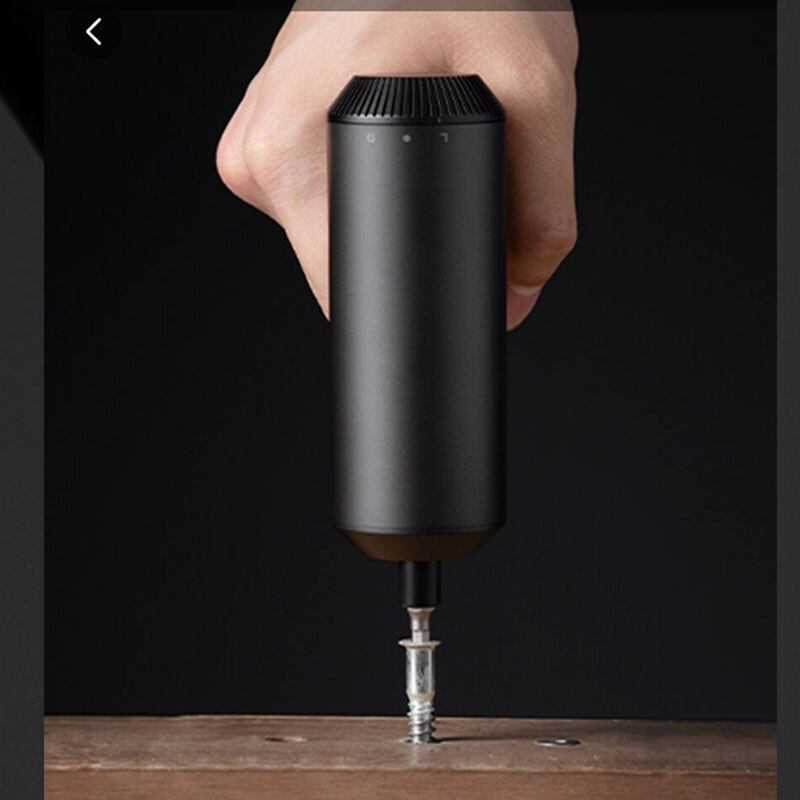 Xiaomi Mijia-destornillador eléctrico de charol inalámbrico, batería recargable de 2000mAh, par de 5N.M, 12 brocas S2, PH H SL, Smart Home