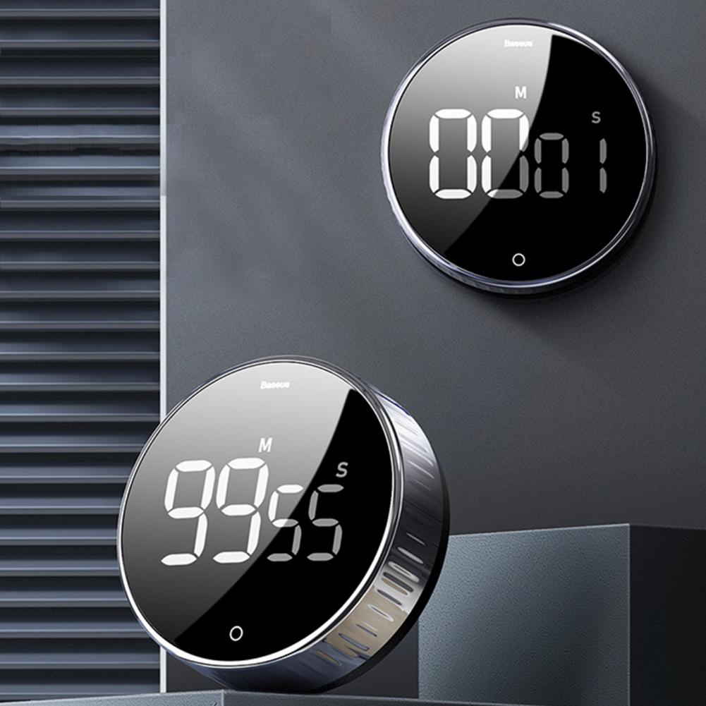 Magnetic Kitchen Timer Digital Timer Manual Countdown Alarm Clock Mechanical Cooking Timer Cooking Shower Study Stopwatch