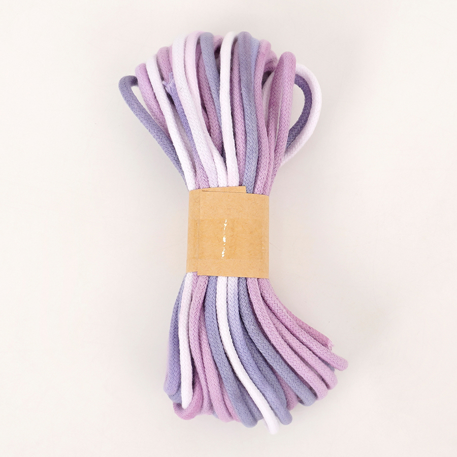 1 szt. 3mm Gruby Gradientowy Tęczowy Sznurek Bawełniany 10M Kolorowy Pleciony Sznurek robić DIY Biżuterii Makramy Bransolet Naszyjników i Rękodzieła: Antyczna miedź