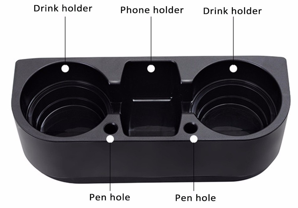 Auto Truck Car Seat Drink Cup Holder Valet Beverage Can Bottle Food Mount Stand Box Multifunction Vehicle Storage Tool 2 color