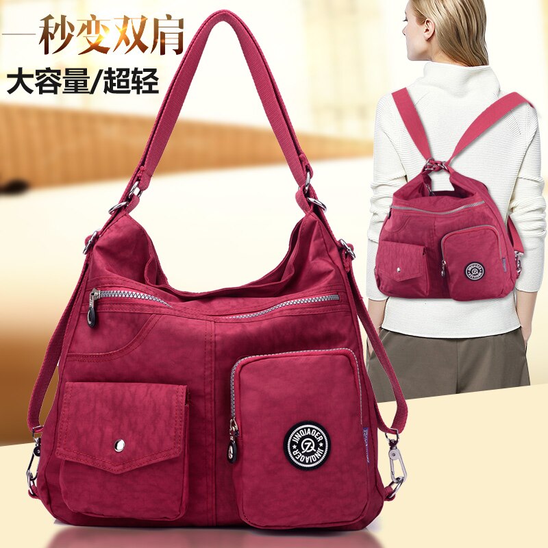 femmes sac Double sac à bandoulière sacs à main de créateur de en Nylon femme sac à main bolsas sac a main