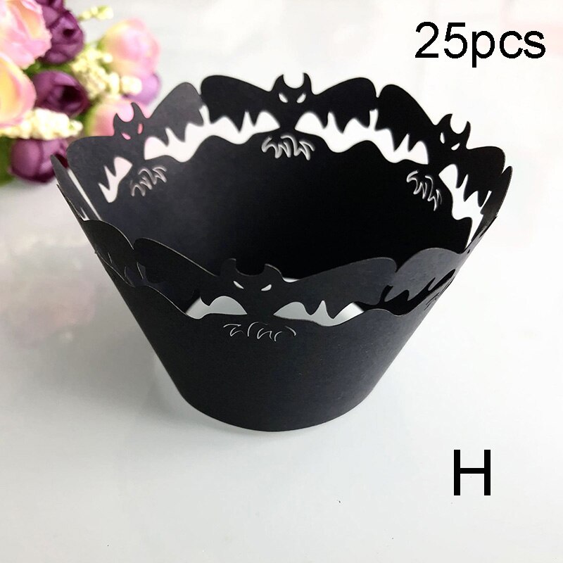 25 sets/muffin cake cupcakes modellering eyeliner cake bakken cake box party cup doos cake tray mold decoratie toolsMK: H