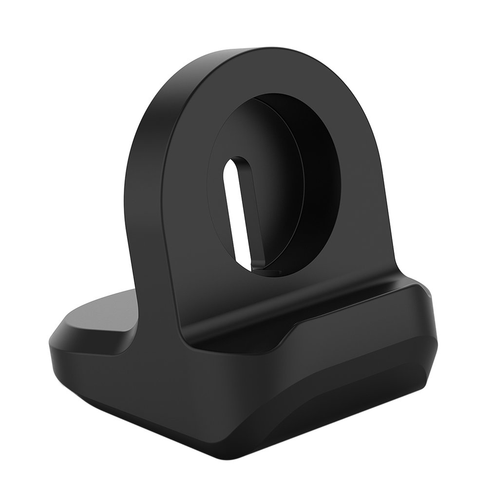 Silicone Charge Holder For Apple Watch Hand Free Cable Hole Charging Support Charger Bracket For iWatch Watch Dock Stand Charger