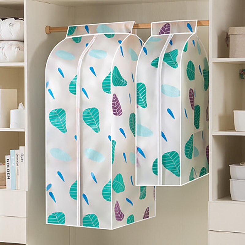 Clothing Dustproof Bag Dust Cover Hanging Printing Coat Storage Hanging Clothes Dust Bag Clothes Cover Thickening