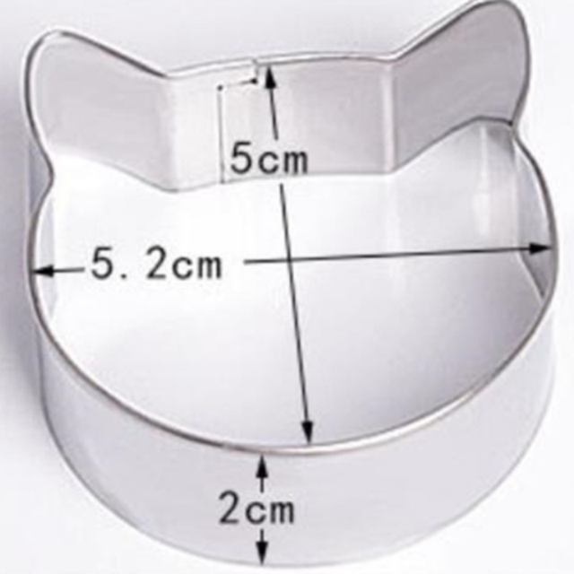1PC Cookie Cutter Biscuit Press Stamp Embosser Sugar Pasty Cake DIY Baking Mould Pasteleriay Reposteria Accesorios Baking Tools: cat