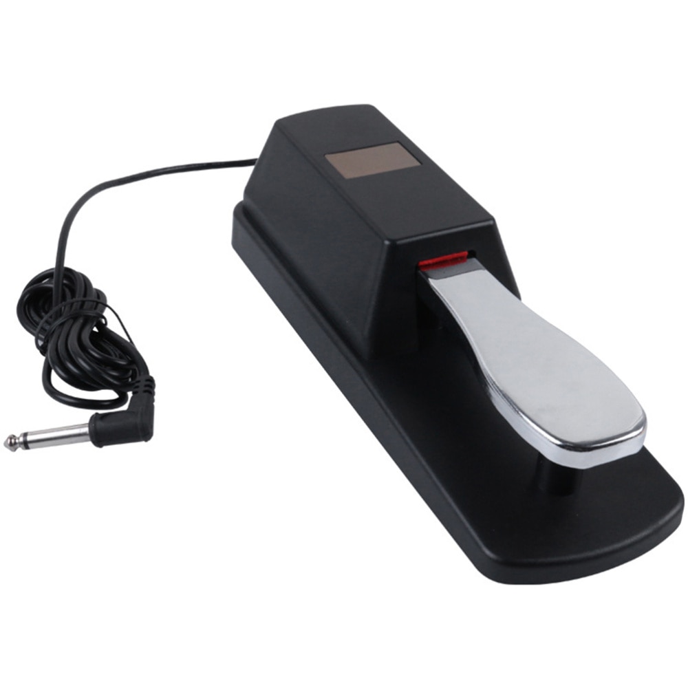 Universal Piano Keyboards Sustain Foot Pedal Durable Accessory for Electronic Keyboards Digital Piano (Black)
