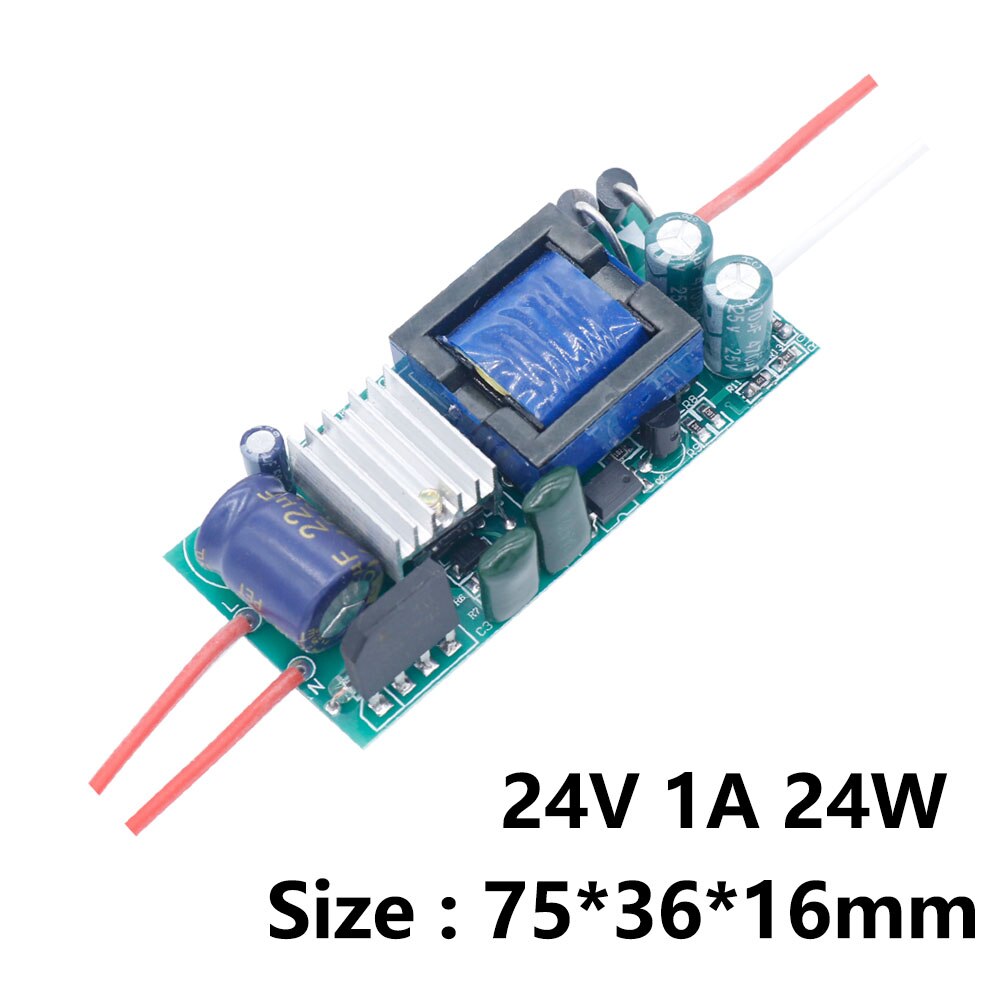 Led Drivesupply 12-24V Led Driver 220V DC24V 1A Licht 12 V 6- 60W voor 24V 1A 1.5A Led Power Light Transformers 12 Volt Voor Led