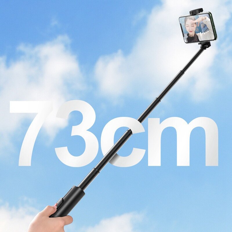 Selfie-stick-stativ, ausziehbarer selfie-stick für mobiltelefone mit drahtloser fernbedienung, stabiles stativ