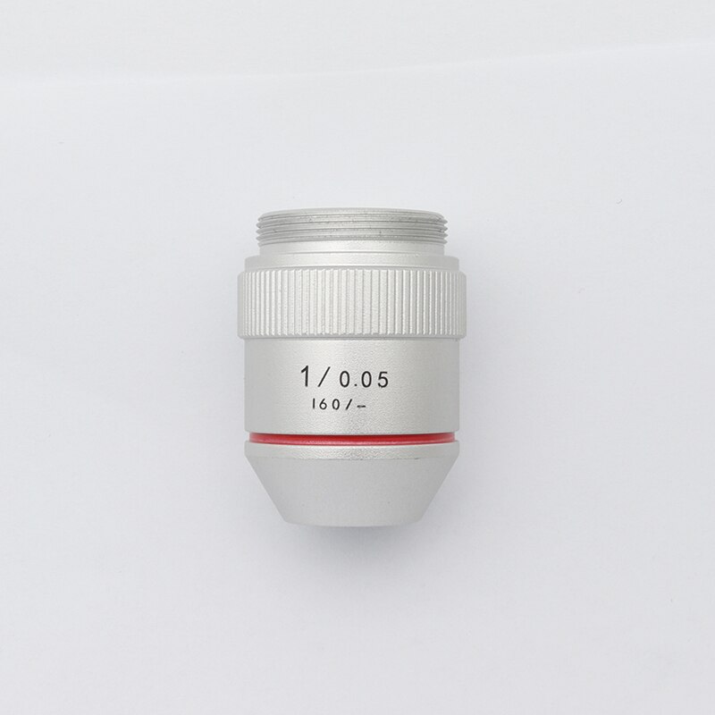 Mikroskop Ziel Objektiv 1X 2X 195 Achromatische Niedrigen Energie Ziele RMS Gewinde 20,2mm für Biologische Mikroskop: 1pc 1X