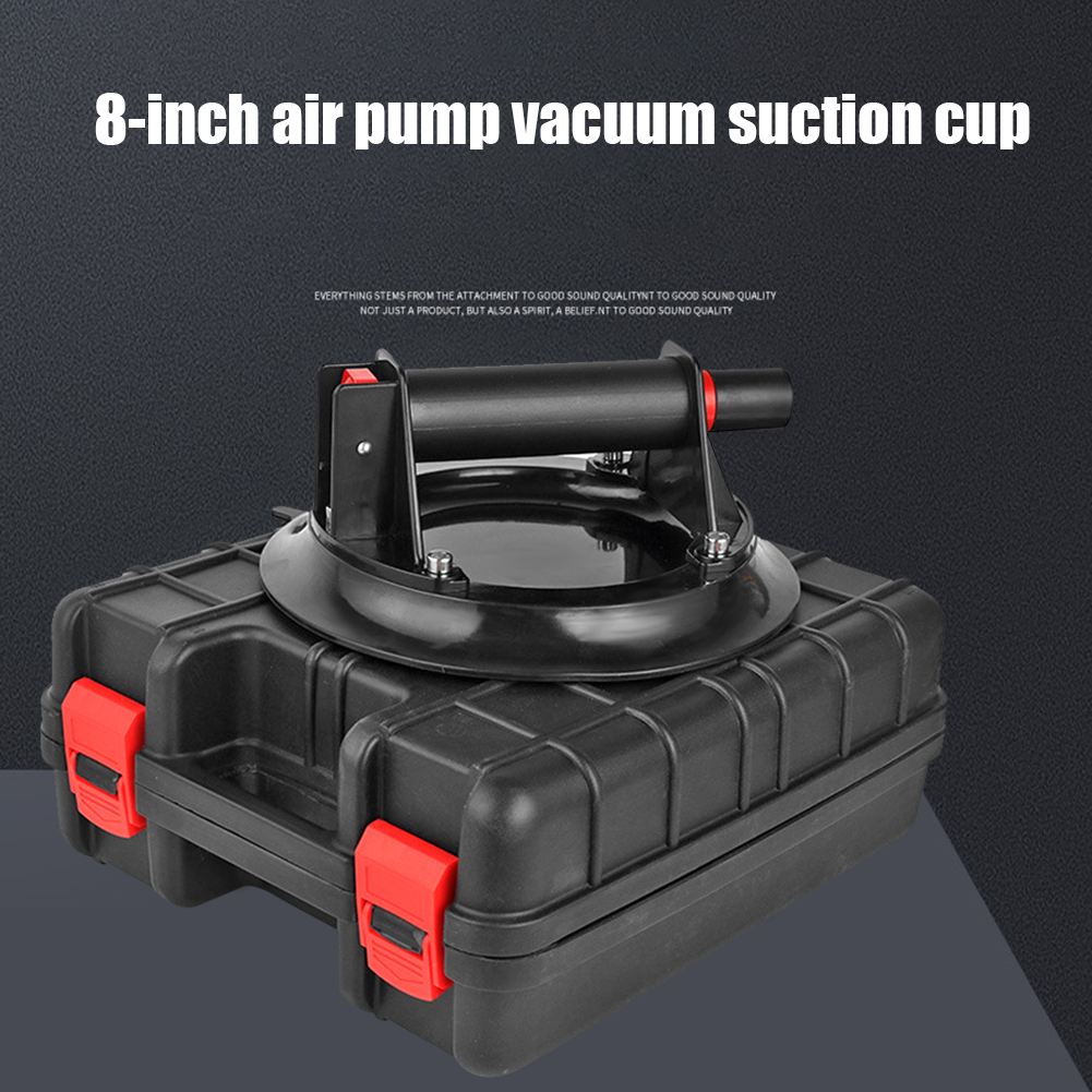 8 Inch Draagbare Vacuüm Zuignap Zware Lifter Voor Graniet Tegel Glas Metalen Handvat Pro Thuis Handleiding Lifting Handling gereedschap