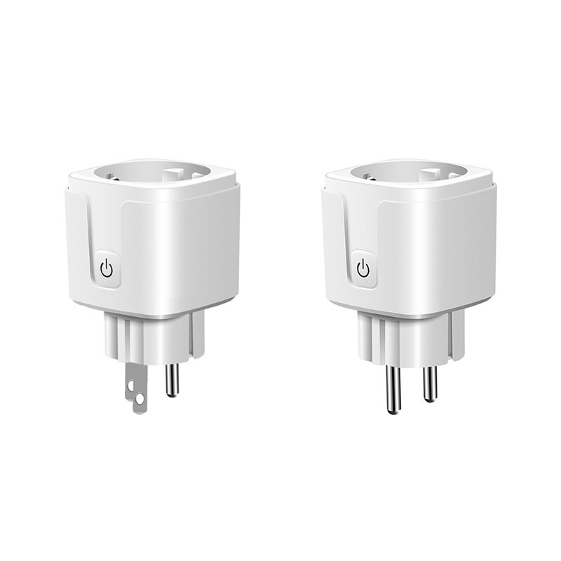 WiFi Smart Plug 10A AC90-250V Adapter Wireless Remote Voice Control Power Monitor Timer Socket for Apple Homekit